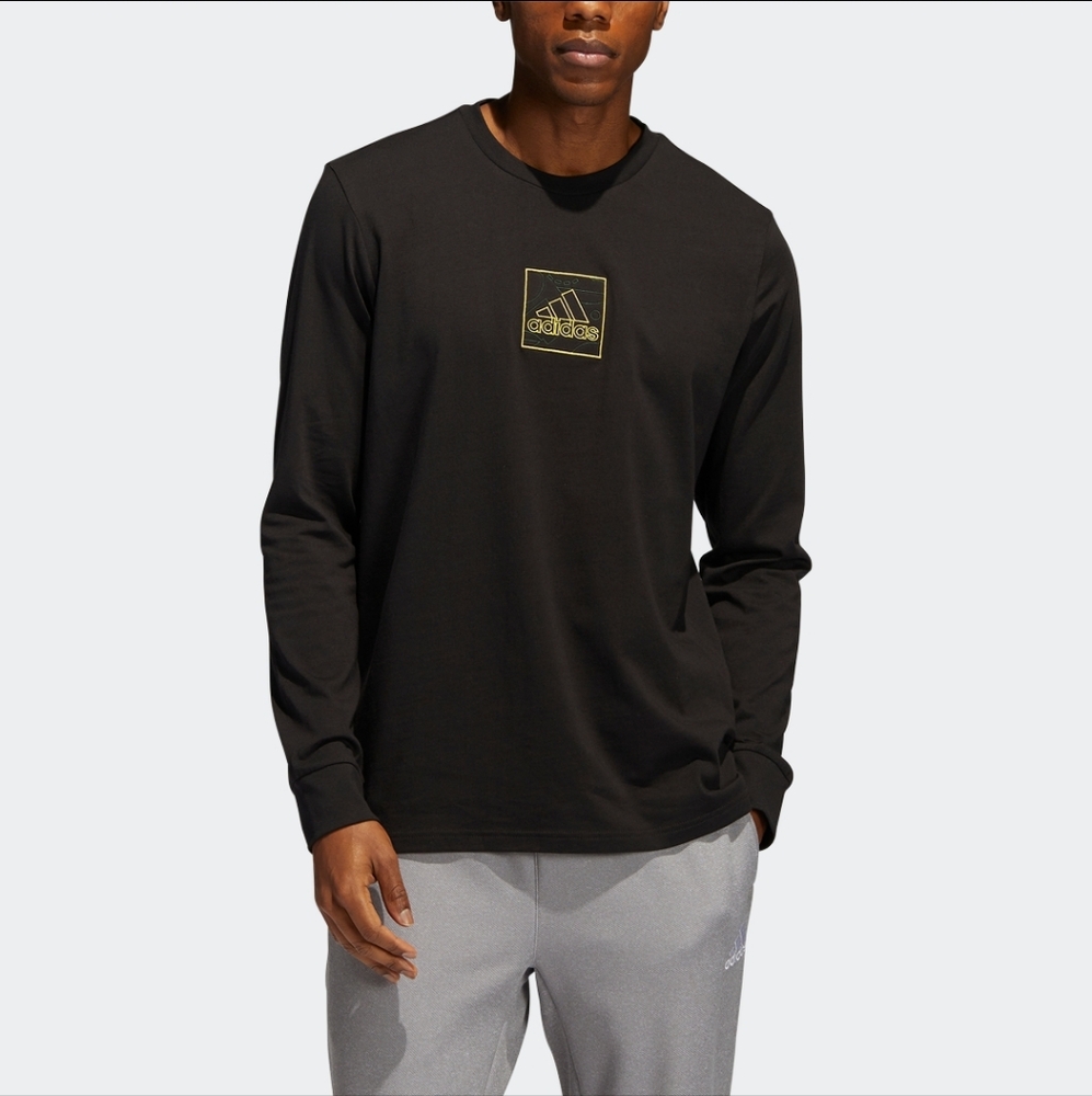 Adidas Embroidered Long Sleeve Shirt